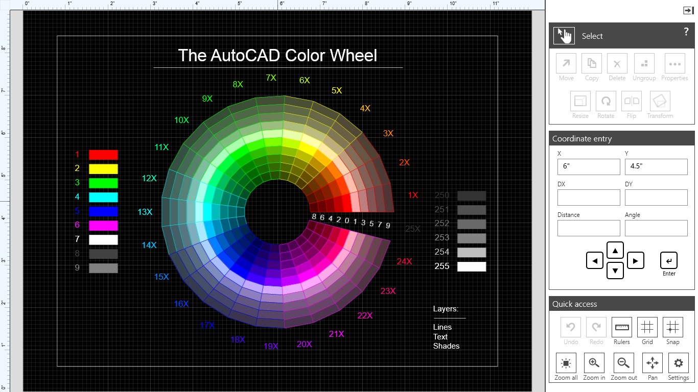 Back to the Drawing Board - 2D CAD screenshot