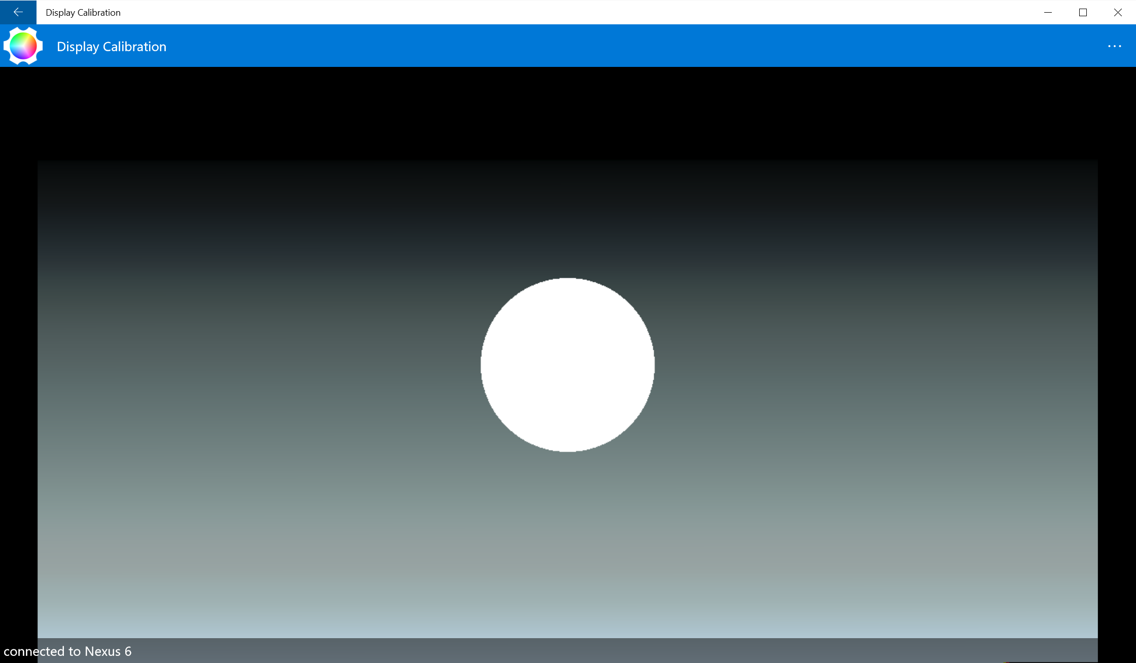 Display Calibration screenshot