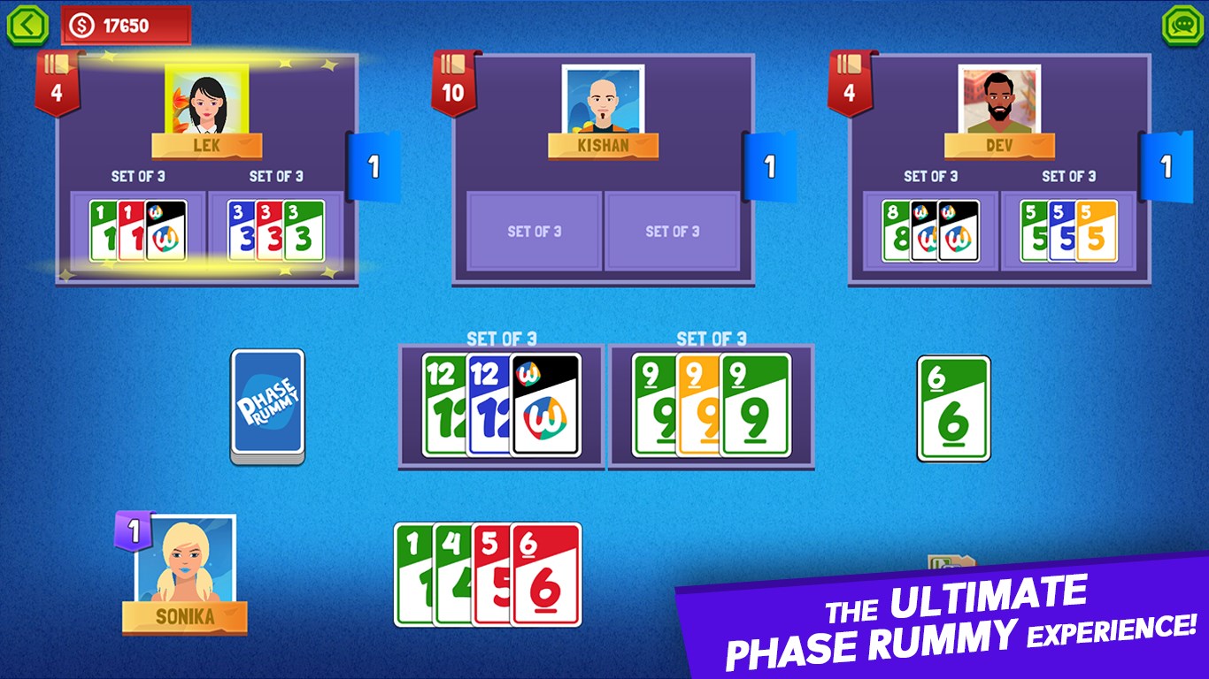 Phase Rummy: Card Game screenshot