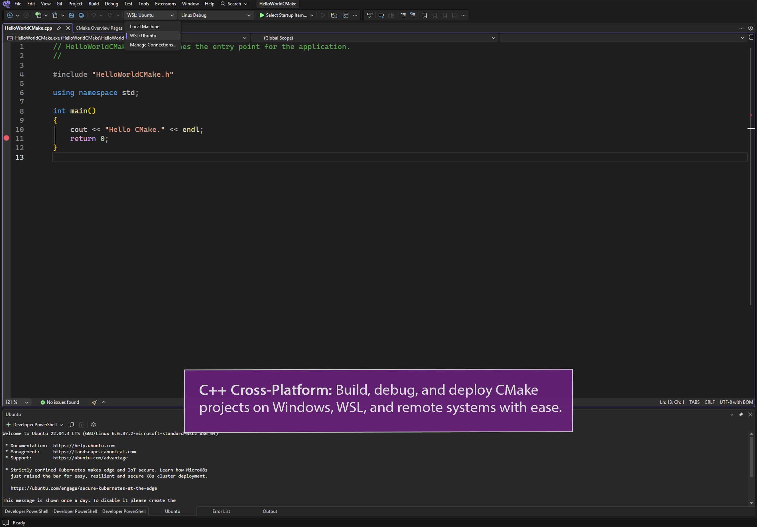 Visual Studio Community screenshot