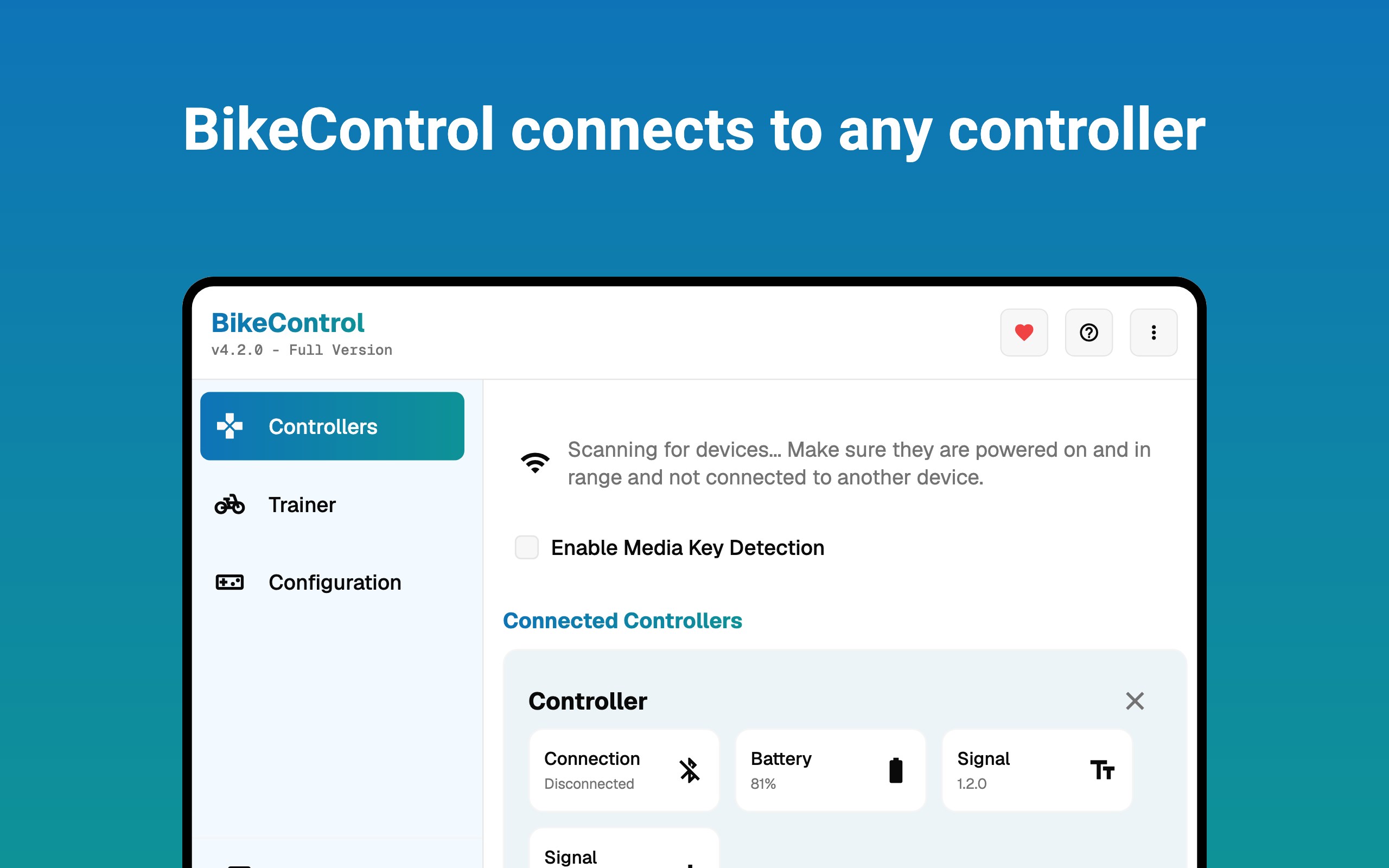 BikeControl screenshot