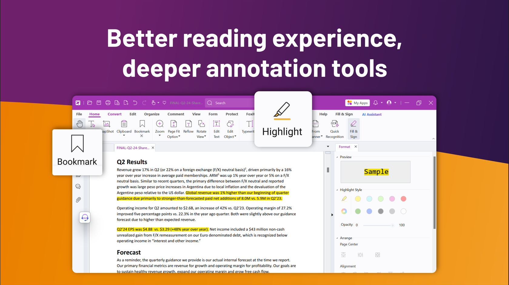 Foxit PDF Editor screenshot