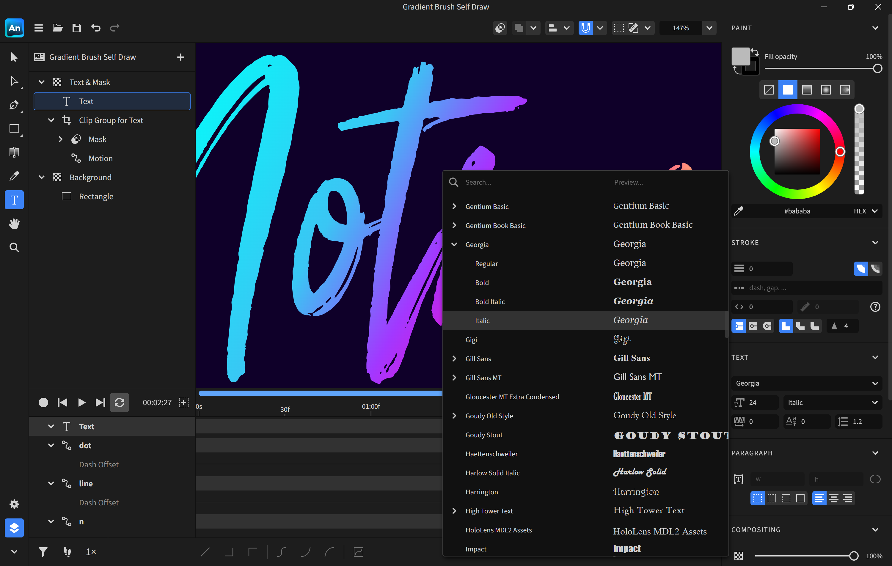 Expressive Animator screenshot