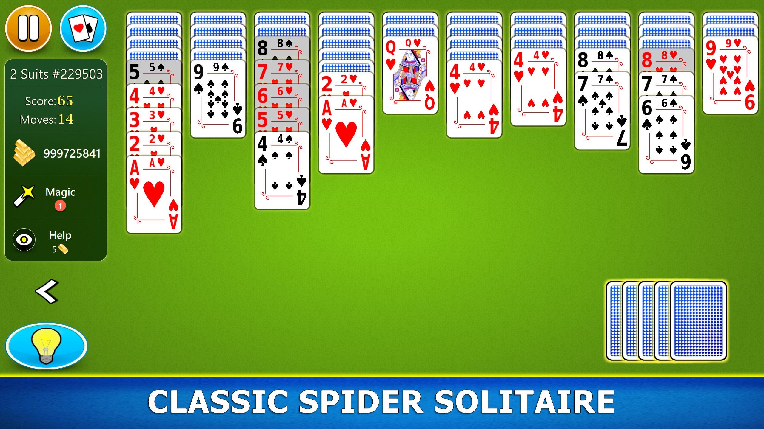 Spider Solitaire Mobile screenshot