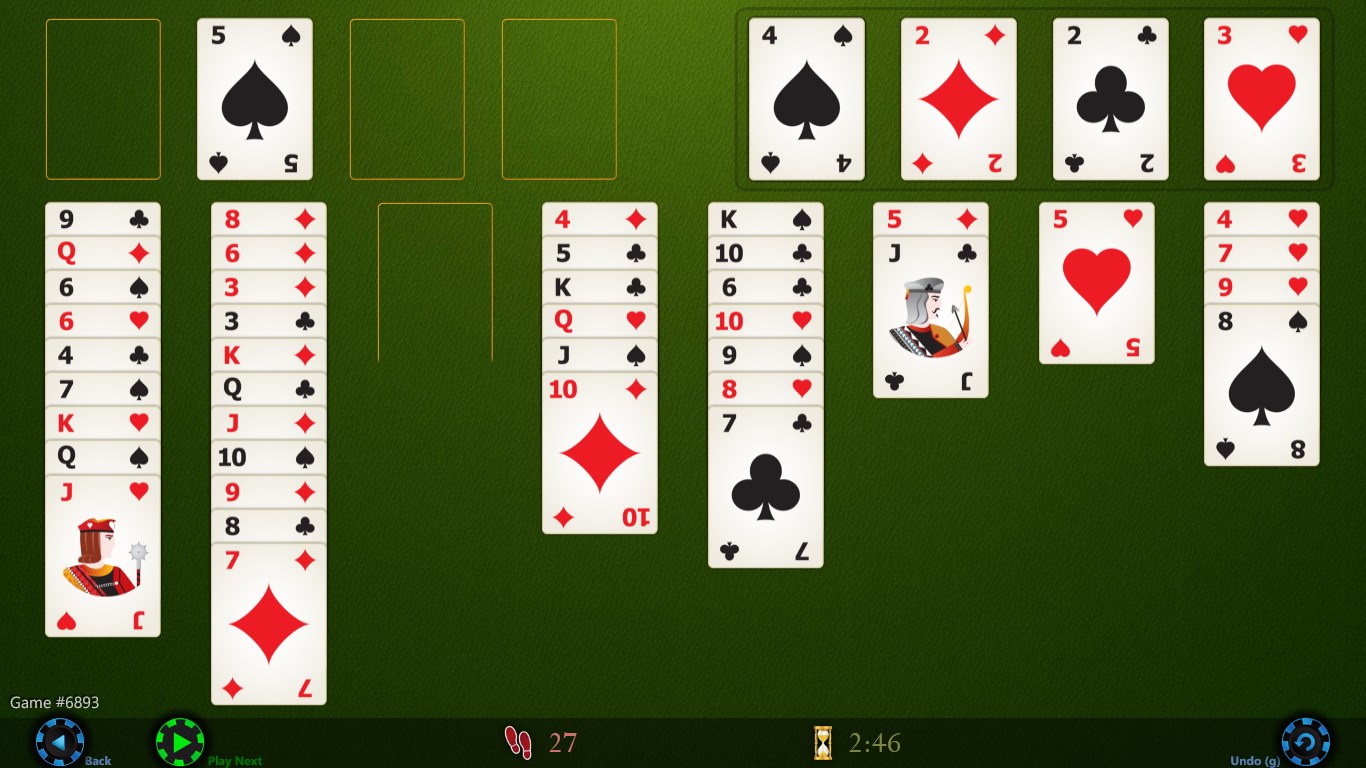FreeCell HD screenshot