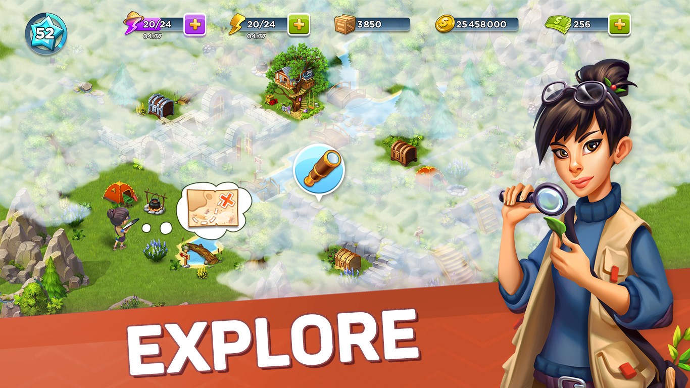 SuperCity: farm, build and decorate! screenshot