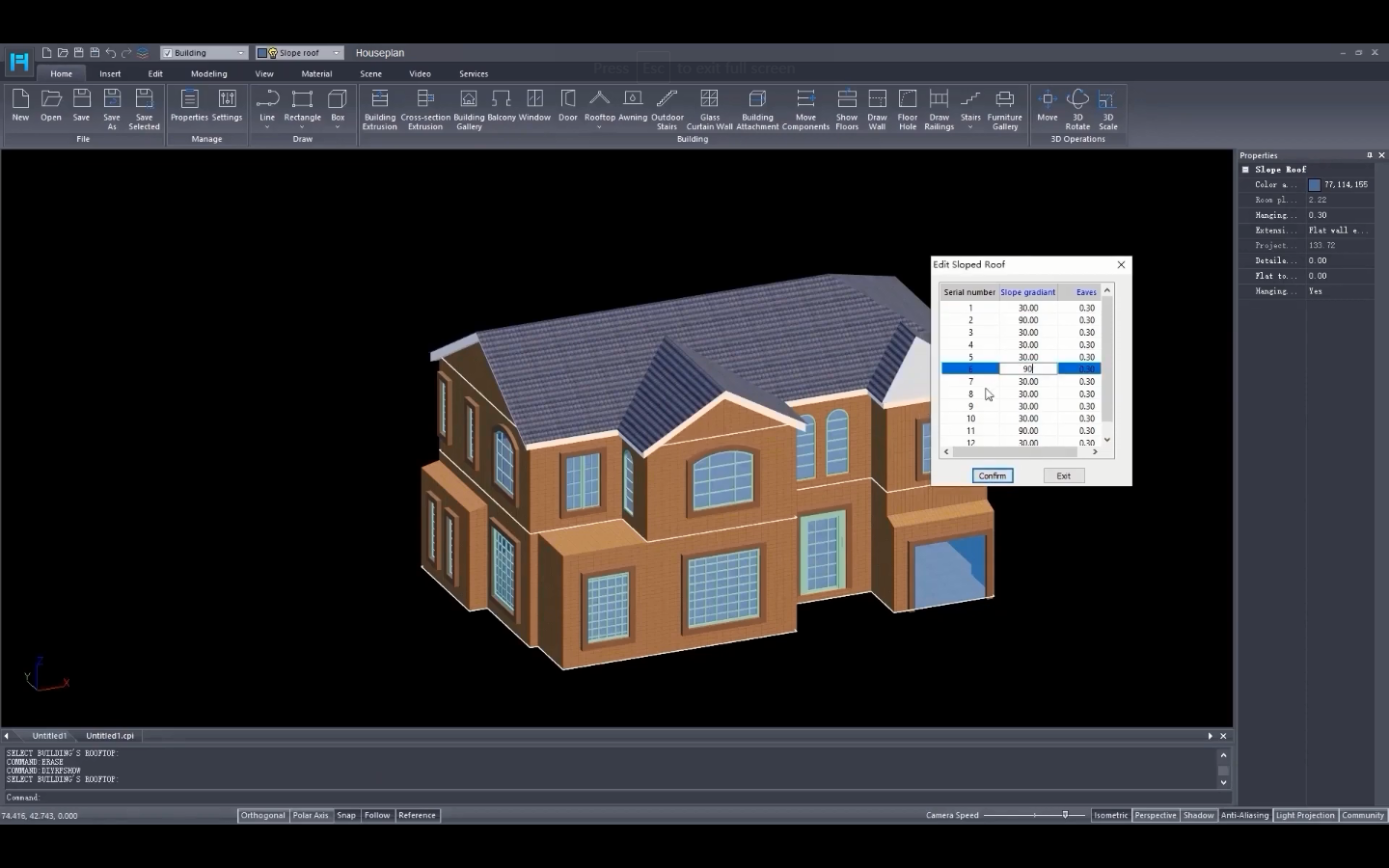 Houseplan screenshot