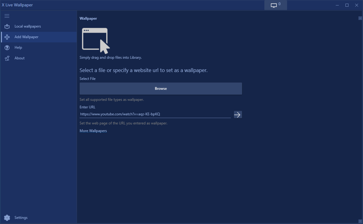 X Live Wallpaper screenshot
