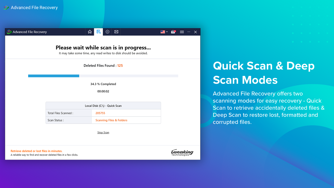 Advanced File Recovery screenshot