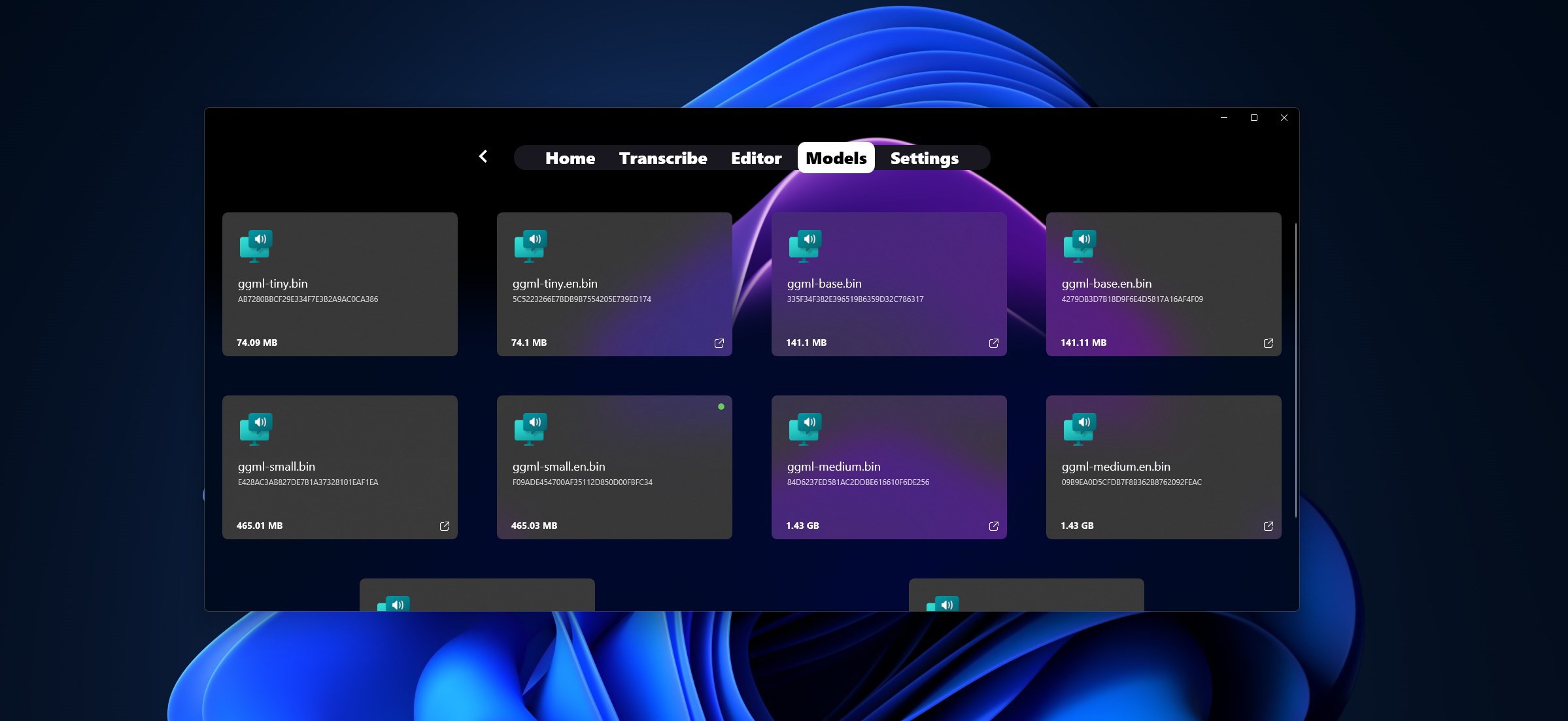 WhisperUI screenshot