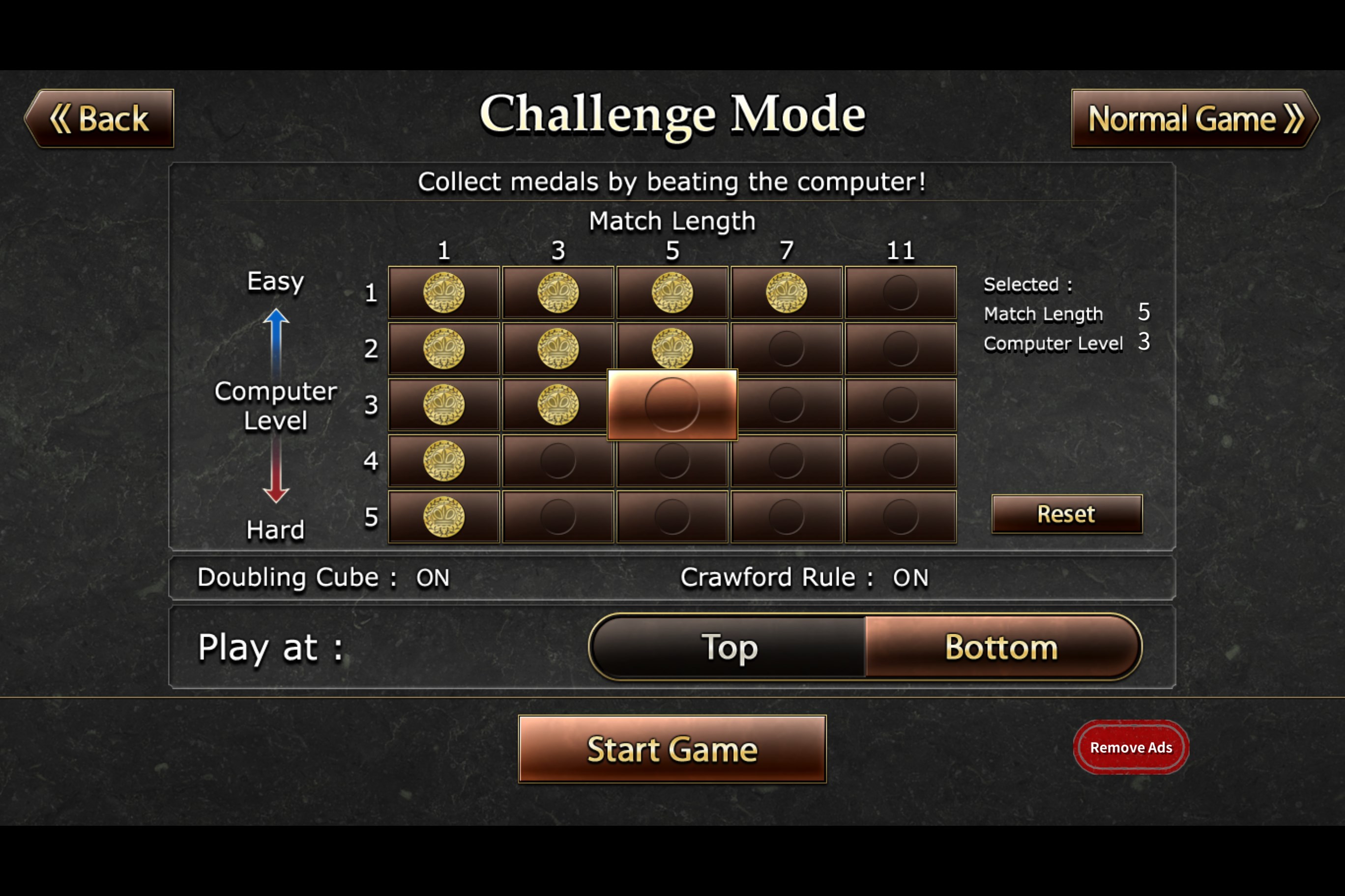 The Backgammon screenshot