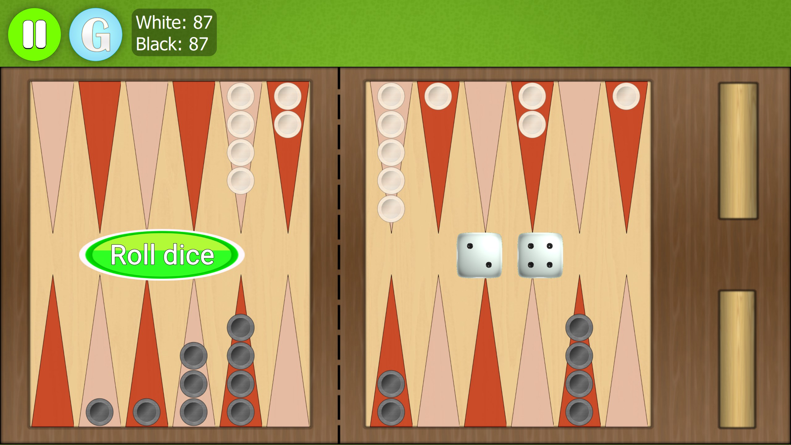 Backgammon Ultimate. screenshot