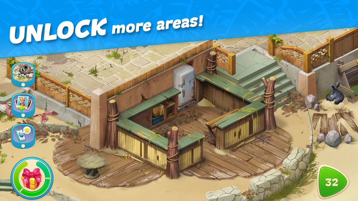 Hawaii Match-3 Mania: Home Renovation by G5 Games screenshot