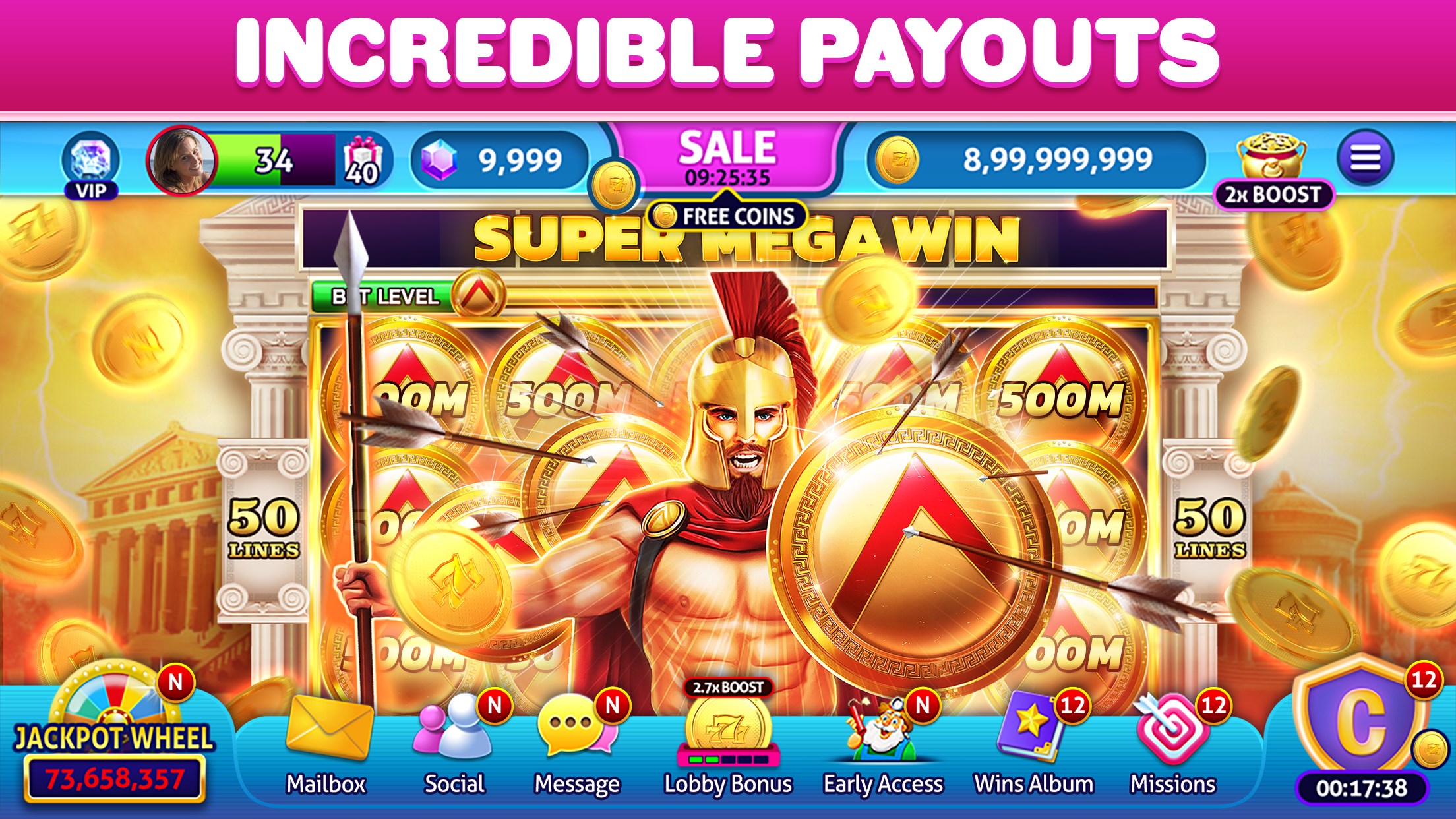 Jackpot Madness Slots - Casino Games screenshot