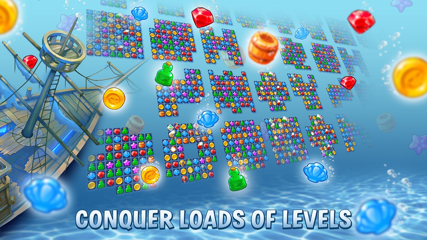 Pirates & Pearls: Match, build & design screenshot