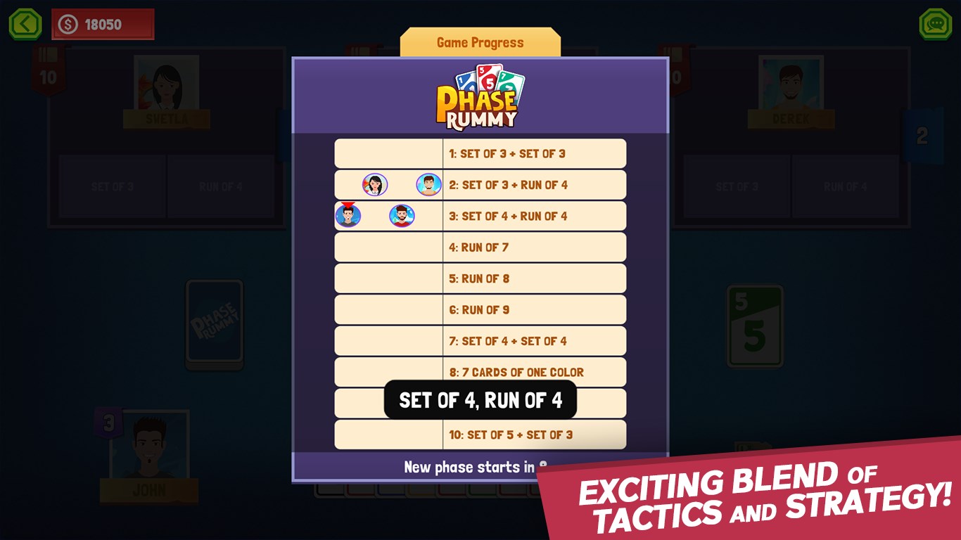 Phase Rummy: Card Game screenshot