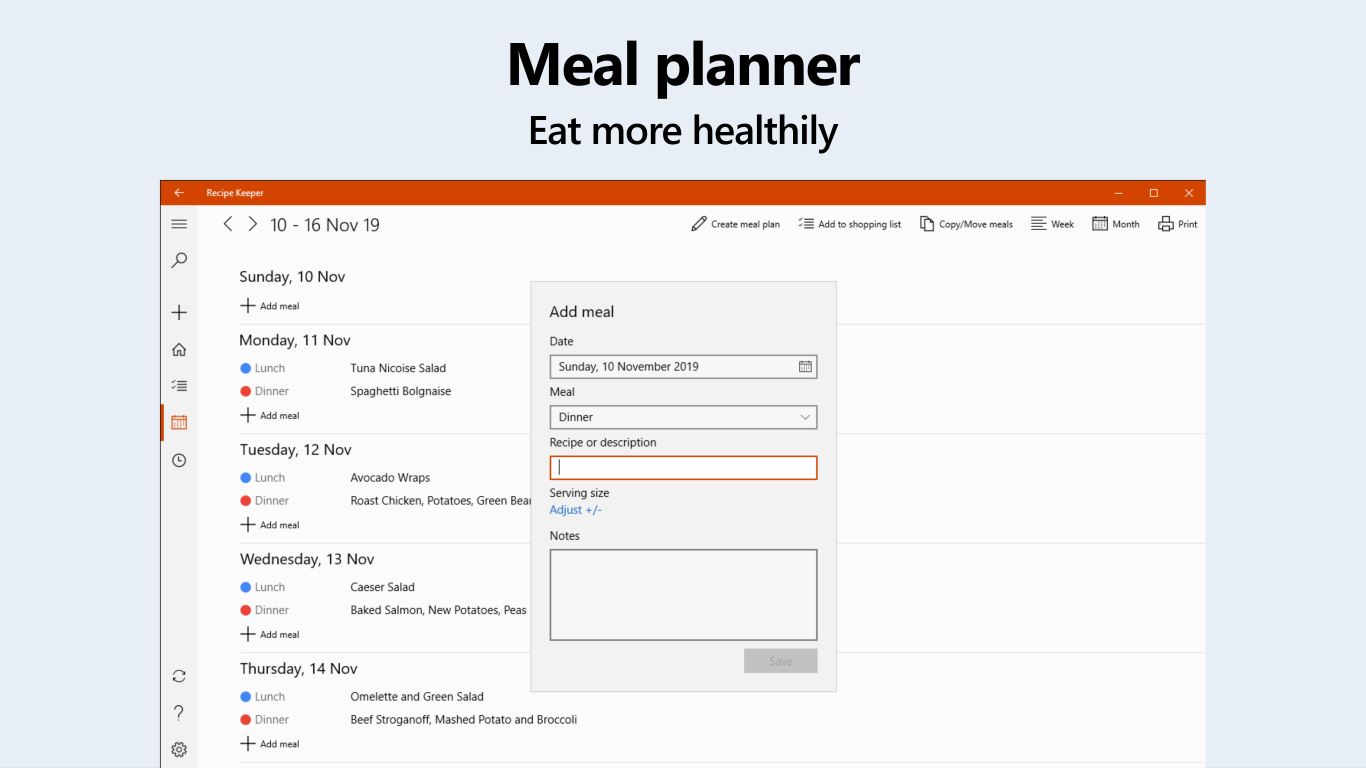 Recipe Keeper Pro screenshot