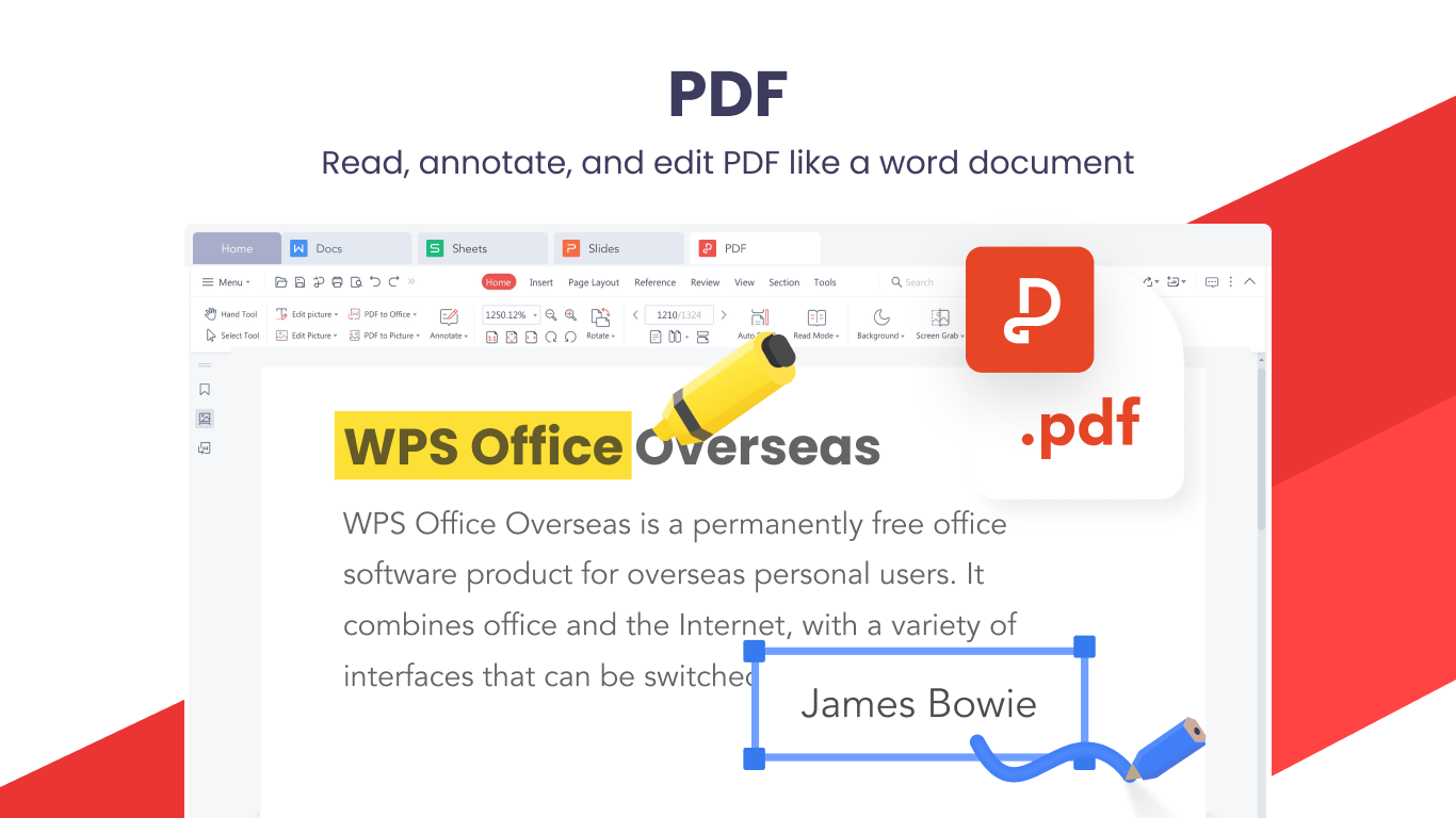 WPS Office Suite - PDF, Docs, Spreadsheet, Slide View & Edit screenshot