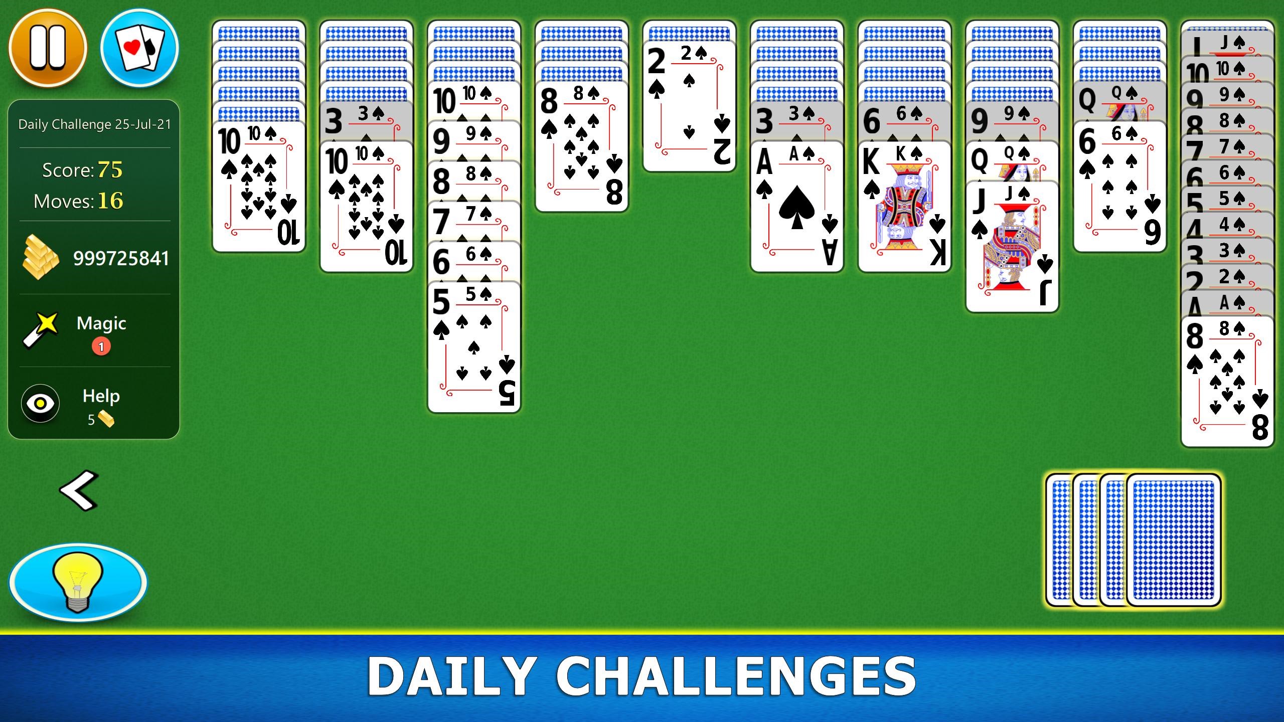 Spider Solitaire Mobile screenshot