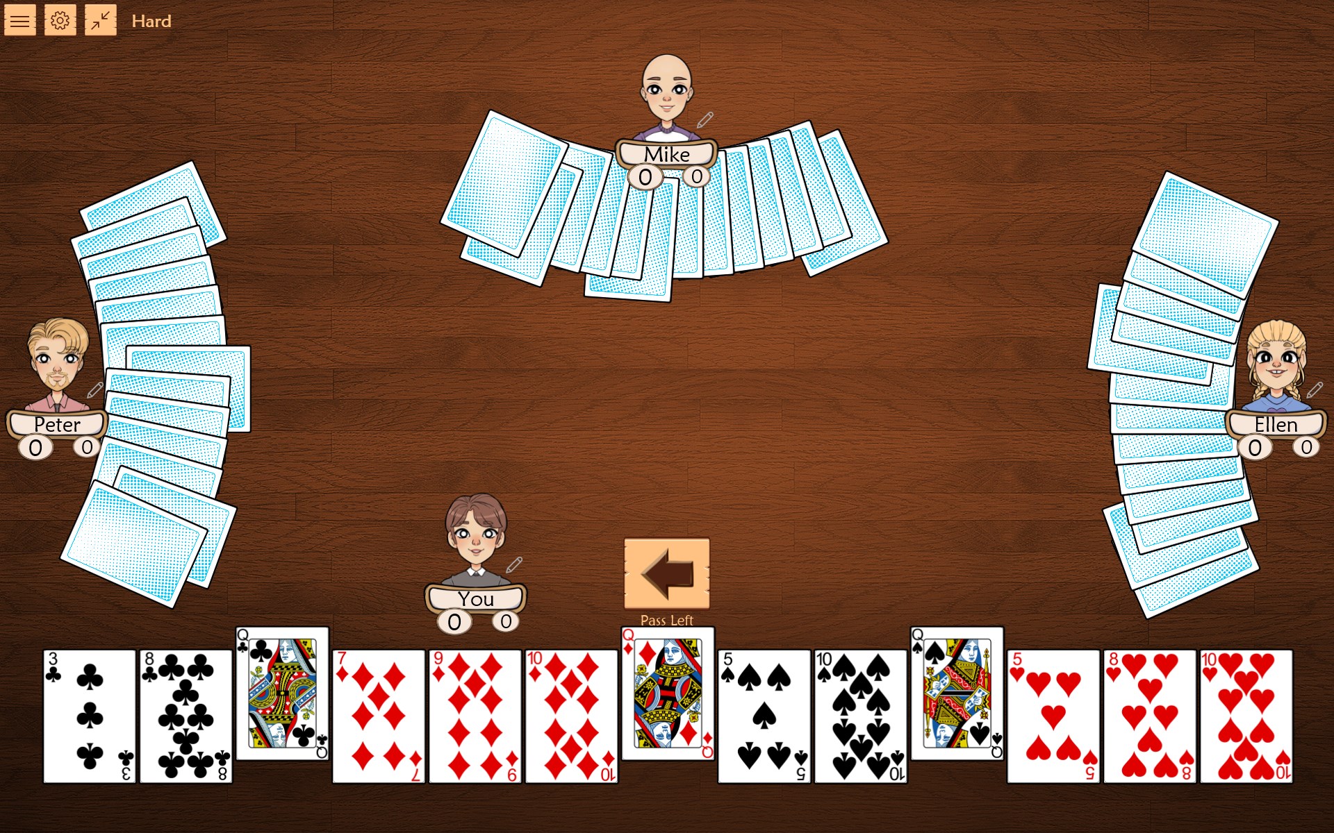 Hearts Pro screenshot