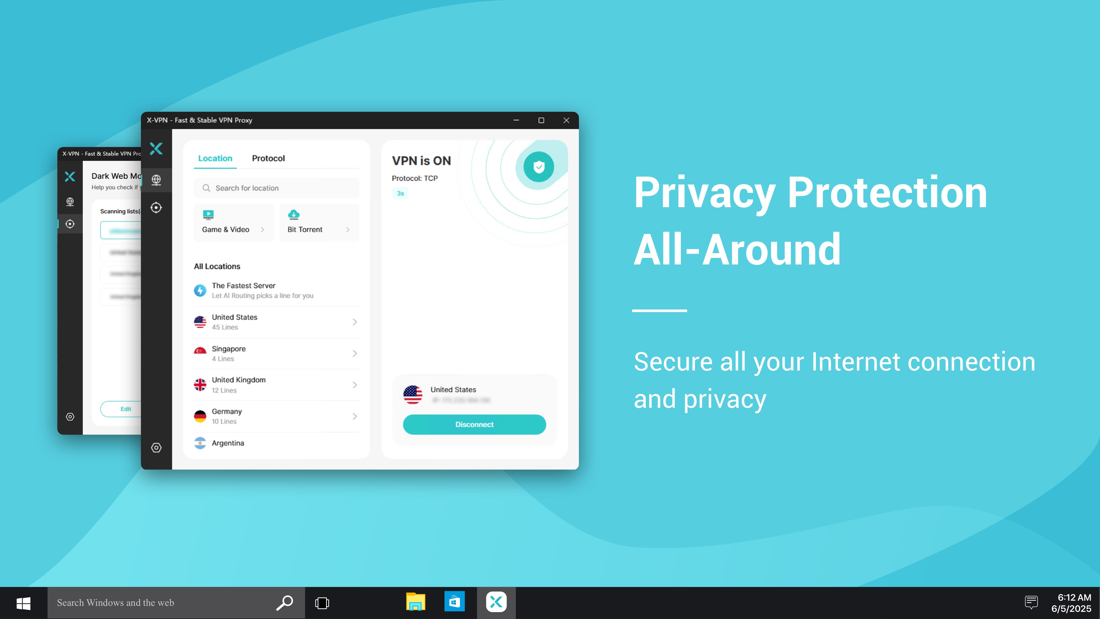 X-VPN - Best VPN Proxy master screenshot