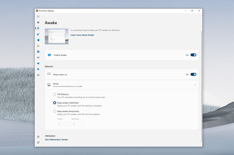 Microsoft PowerToys screenshot