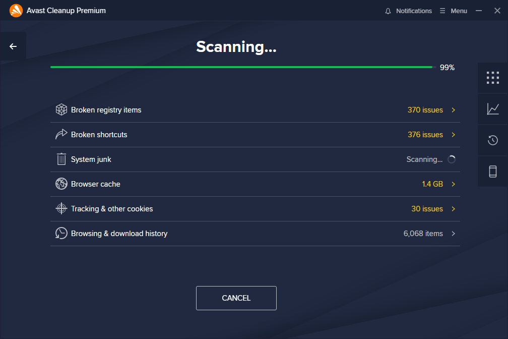Avast Cleanup Premium screenshot