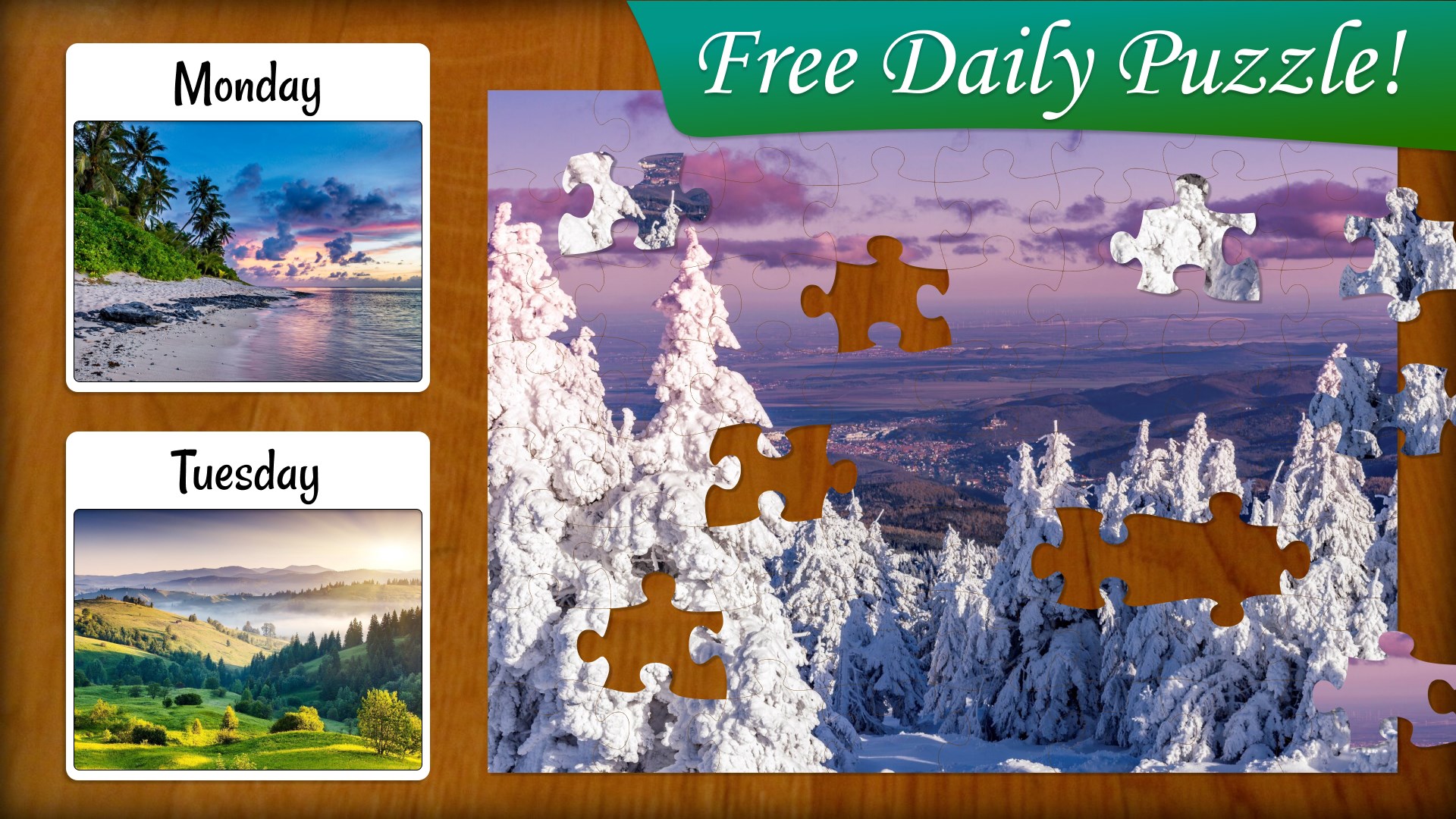 Jigsaw Puzzle Nature screenshot