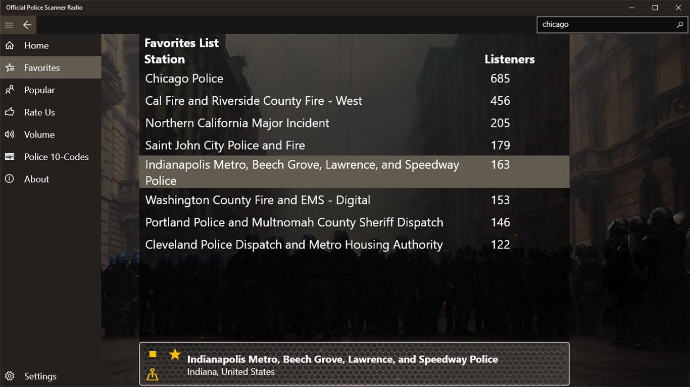 Official Police Scanner Radio screenshot