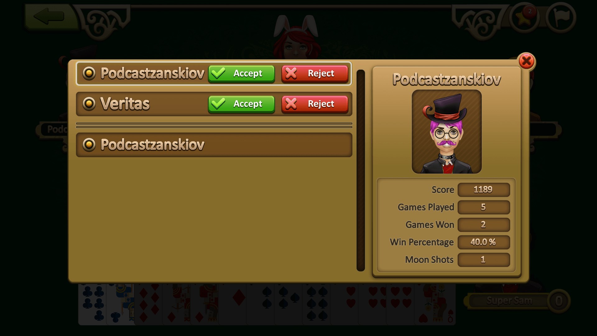 Hearts Online screenshot