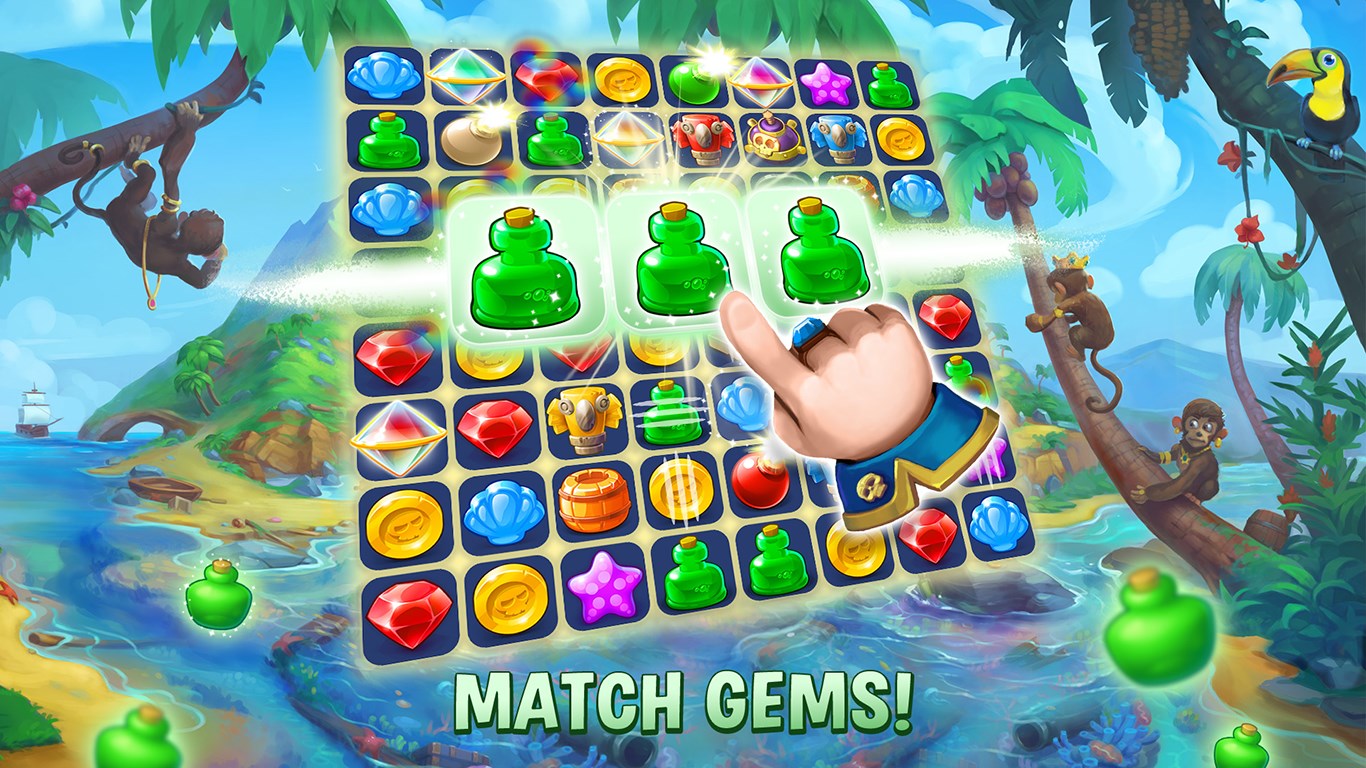Pirates & Pearls: Match, build & design screenshot