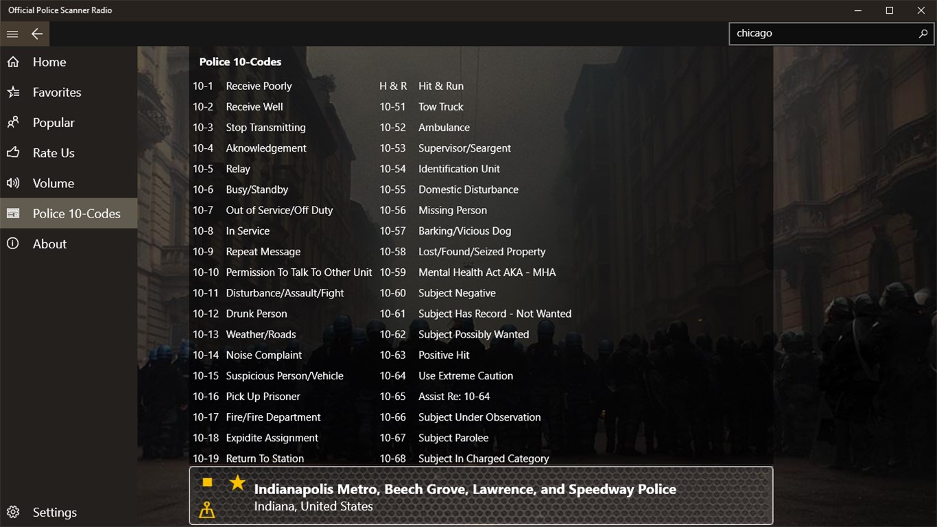 Official Police Scanner Radio screenshot