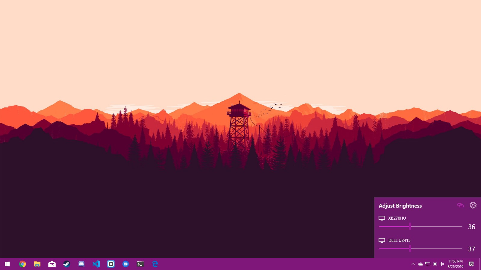 Twinkle Tray: Brightness Slider screenshot