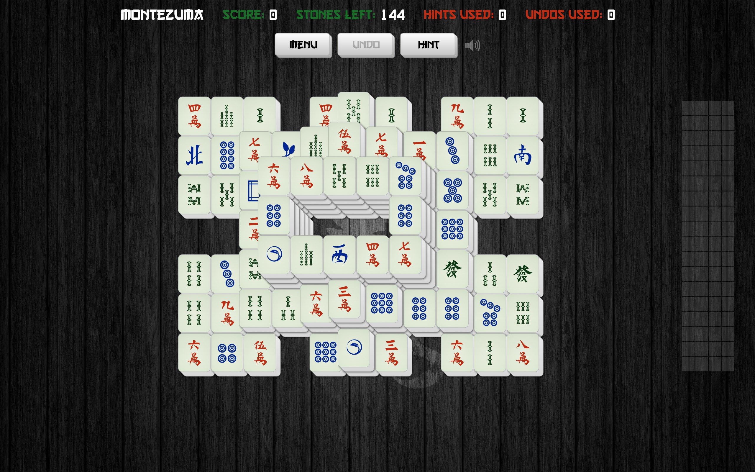 Mahjong Solitair screenshot