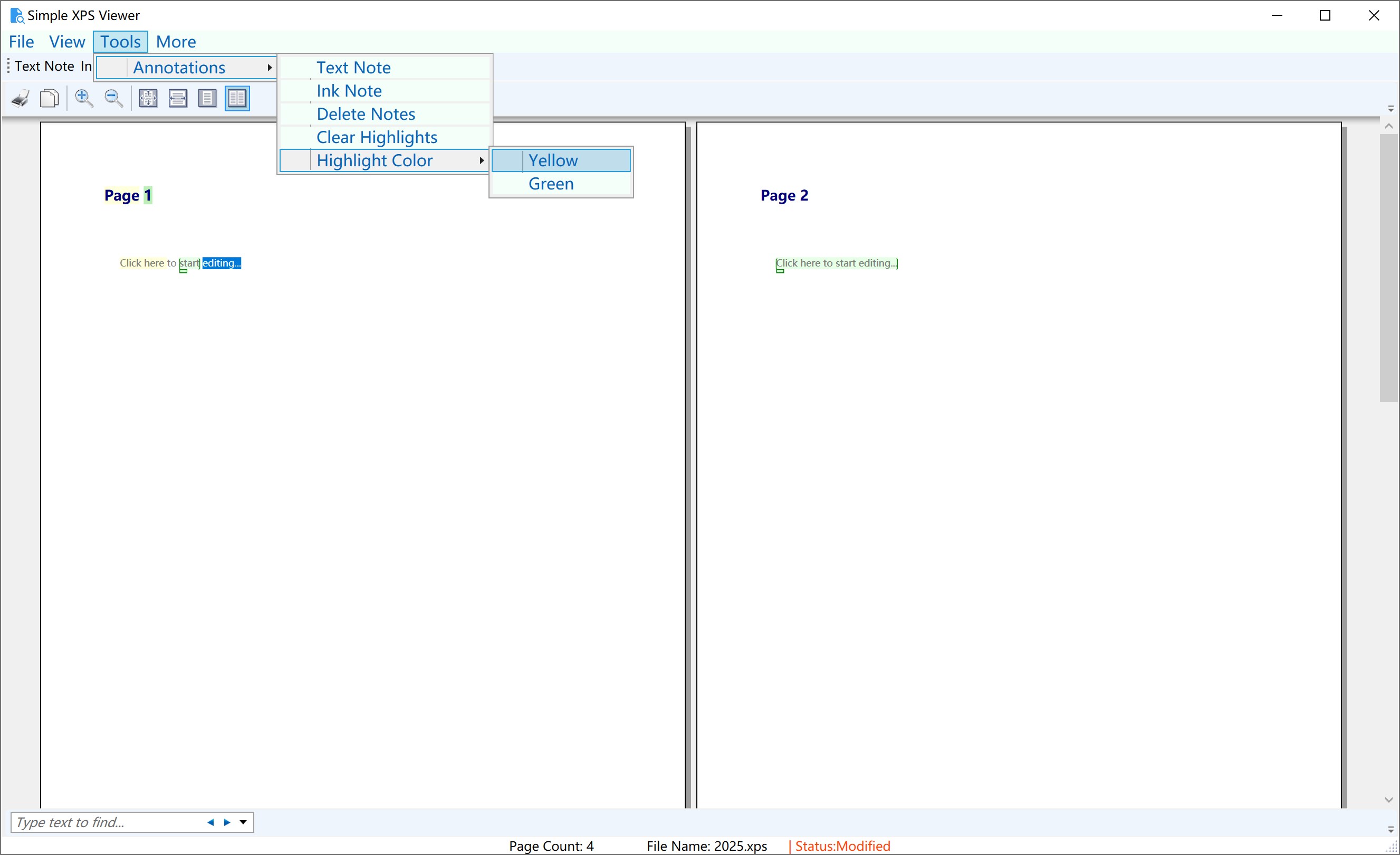Simple XPS Viewer-XPS Read and Write screenshot