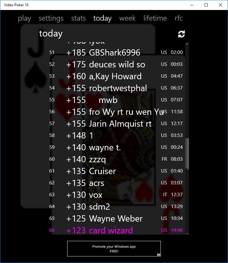 Video Poker 10 screenshot