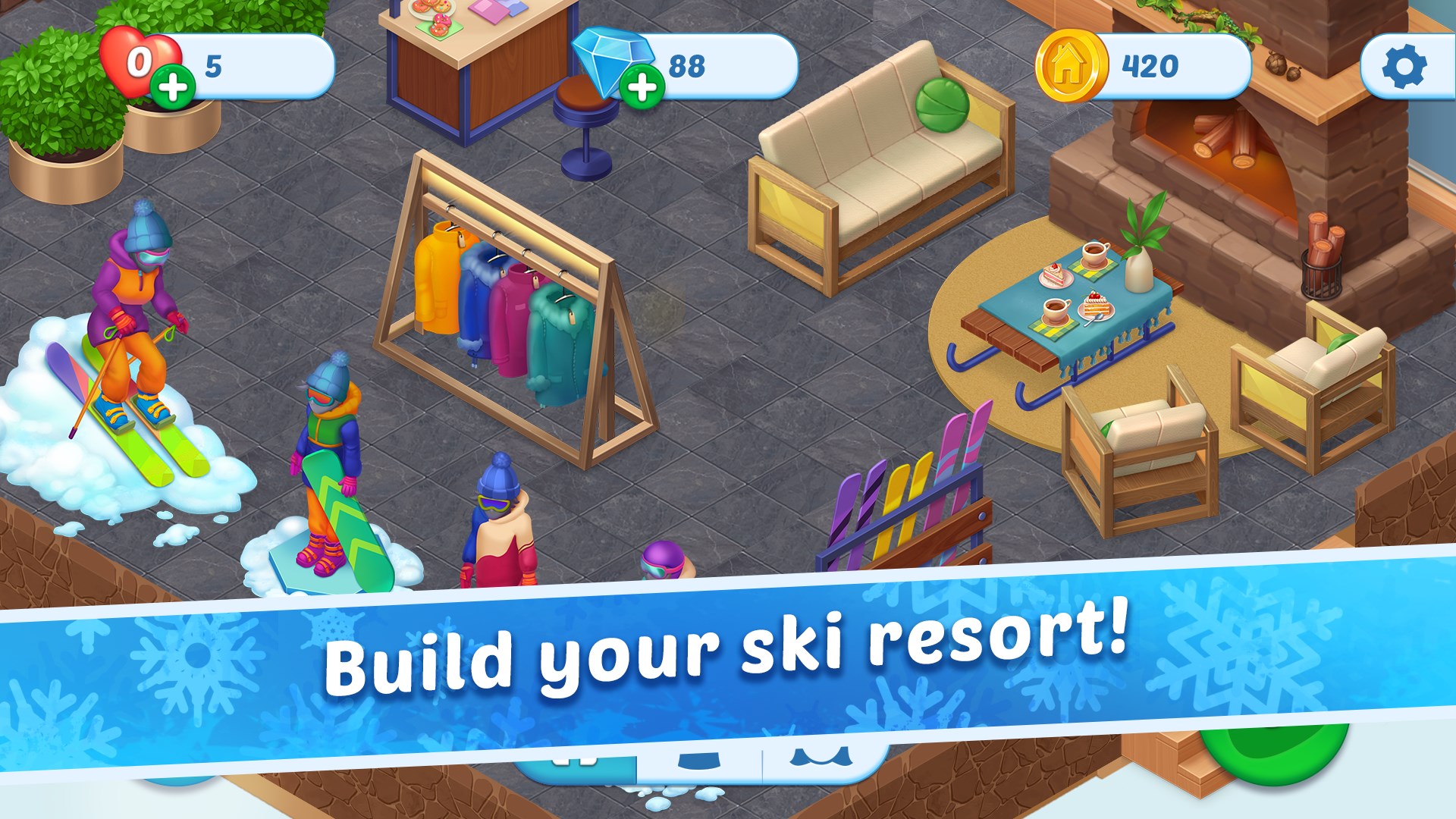 Coldscapes: My Match-3 Family screenshot