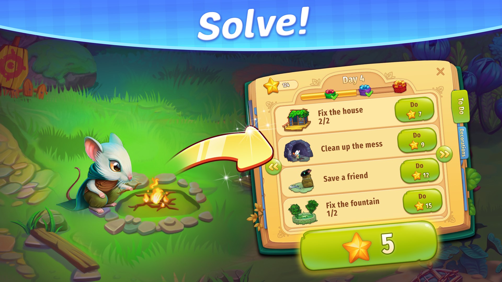 Strongblade - Match 3 Puzzle Game screenshot