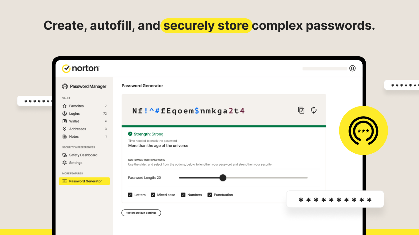 Norton 360 screenshot