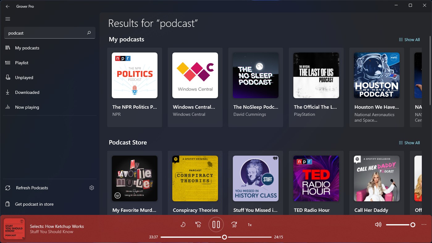 Grover Pro screenshot