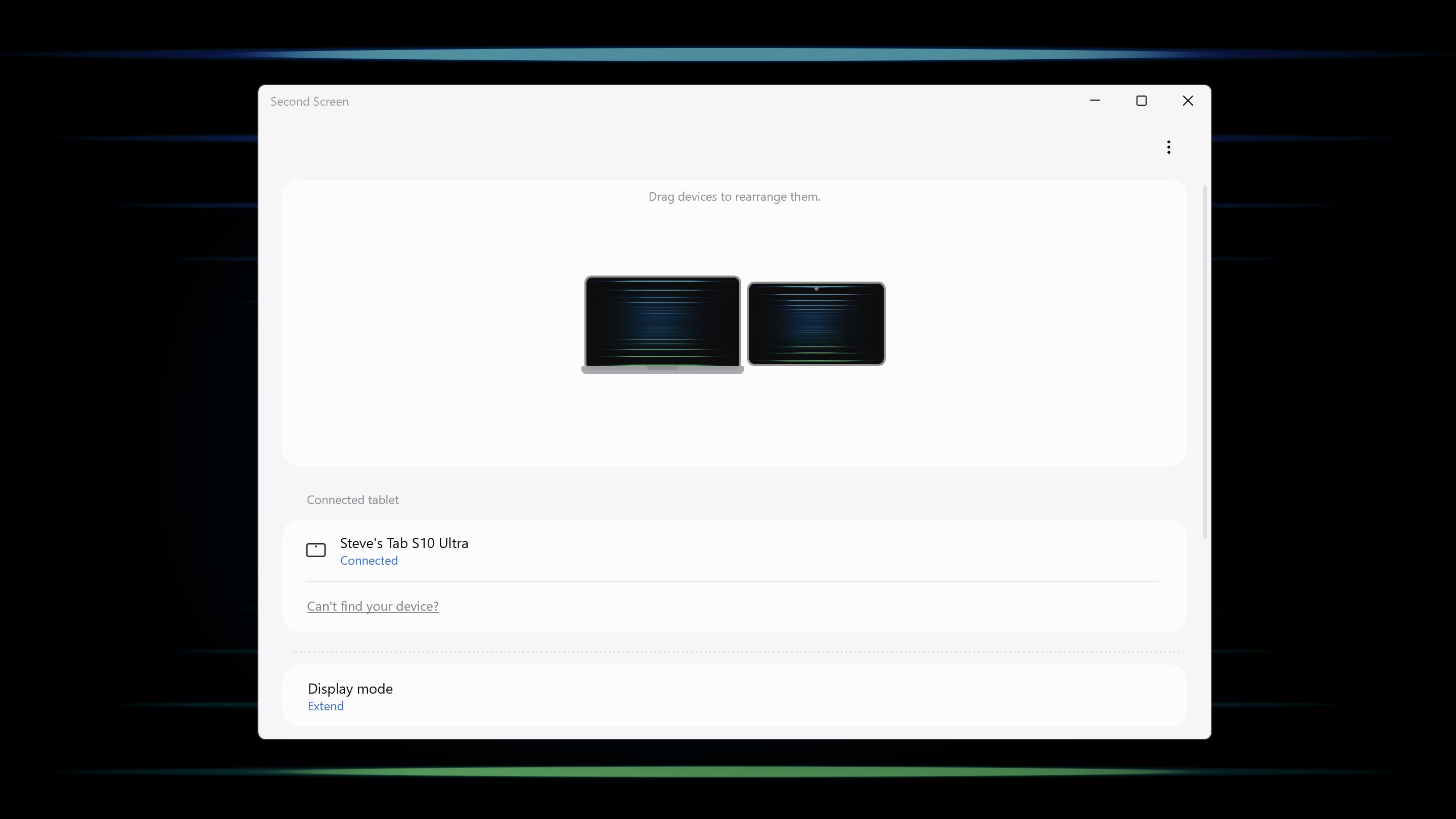 Second Screen screenshot