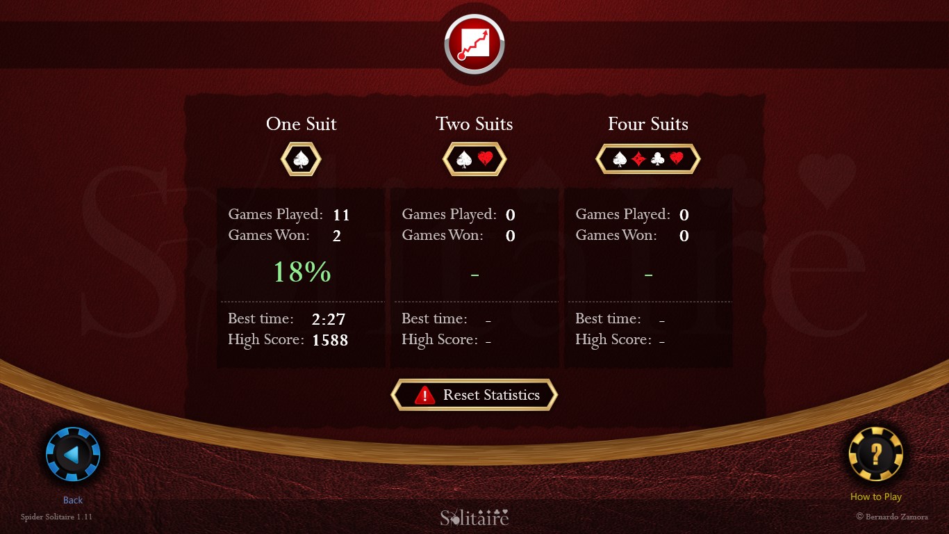 Spider Solitaire HD screenshot