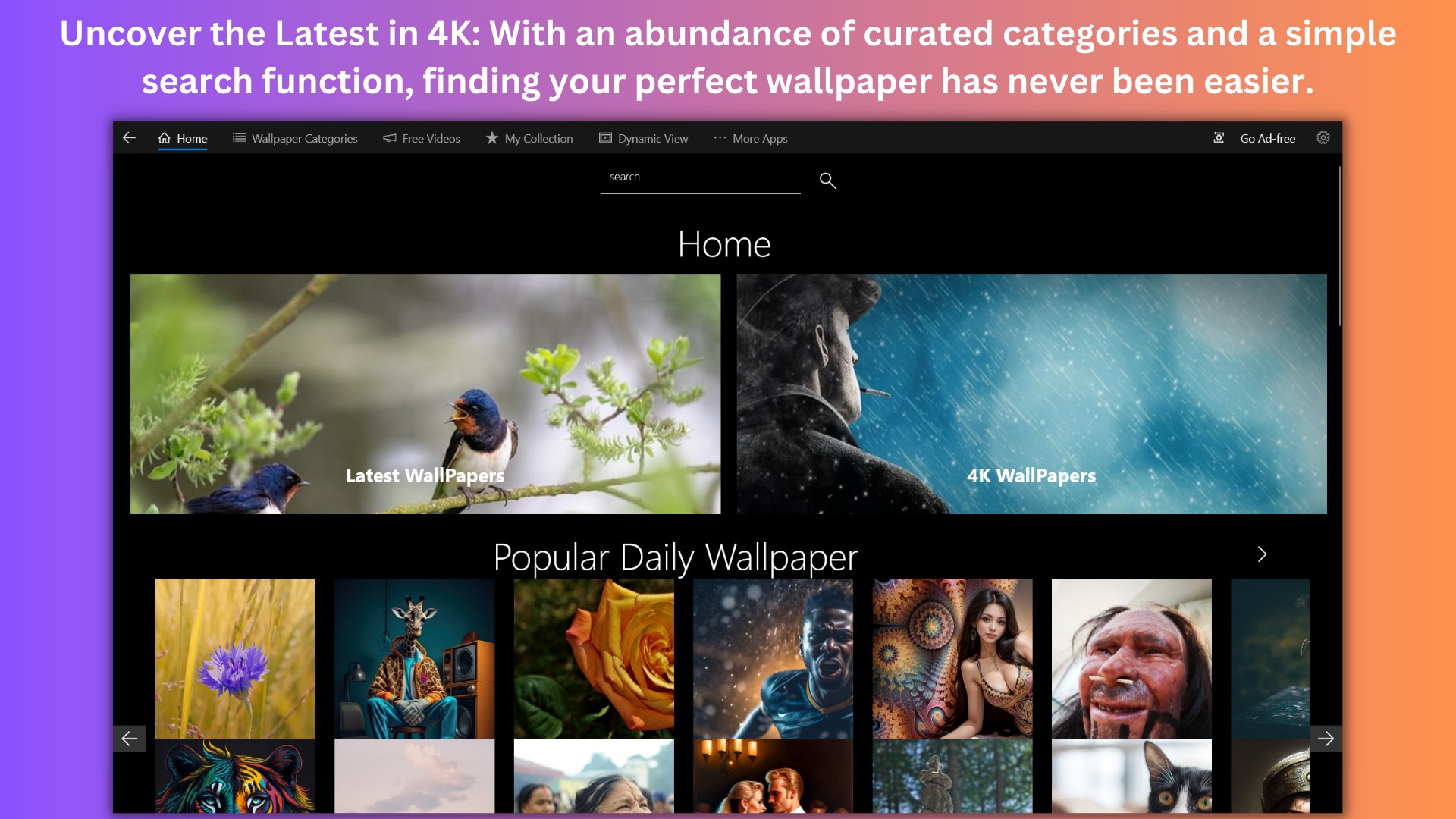 Ultra 4K HD Wallpapers: Desktop WallPapers screenshot