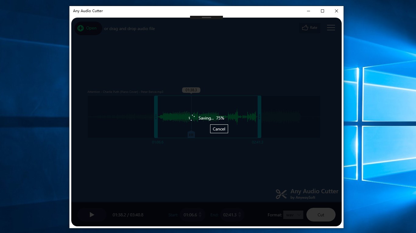 Any Audio Cutter: mp3 cutter & audio trimmer screenshot