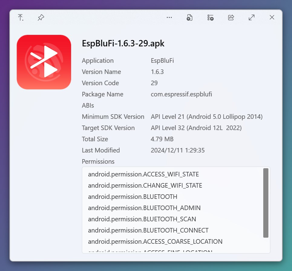 QuickLook screenshot