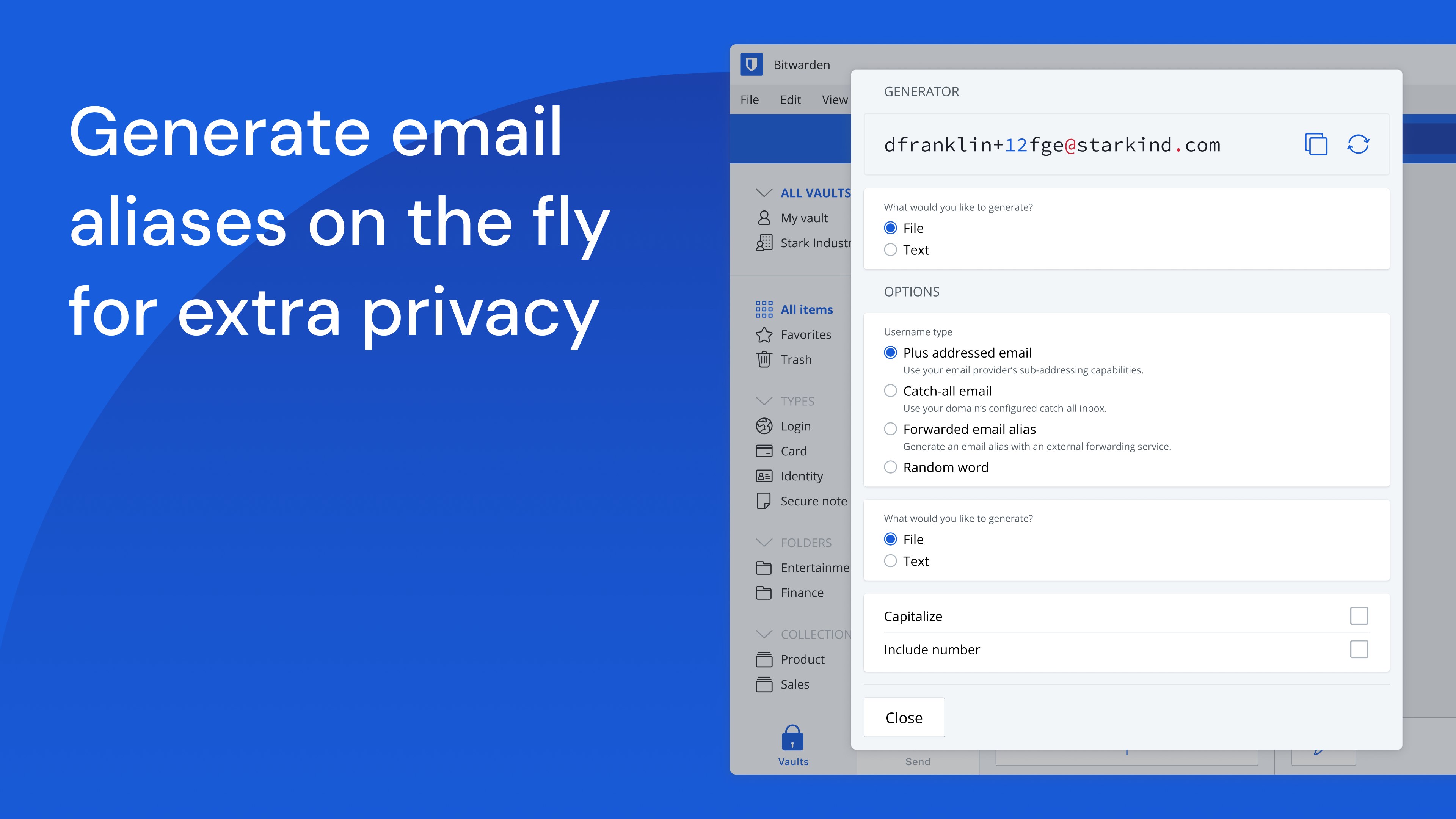 Bitwarden screenshot
