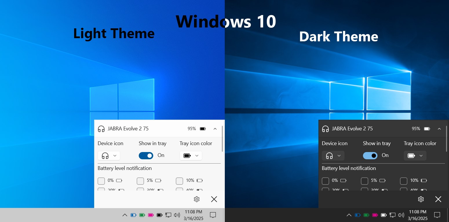 Bluetooth Battery Level screenshot