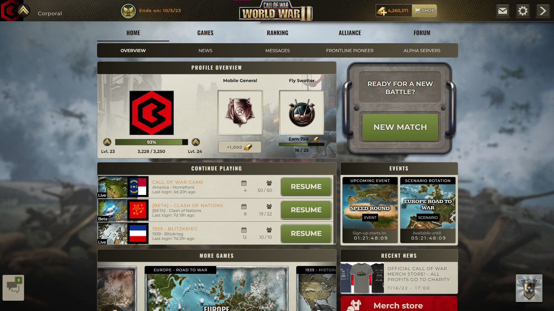 Call of War screenshot