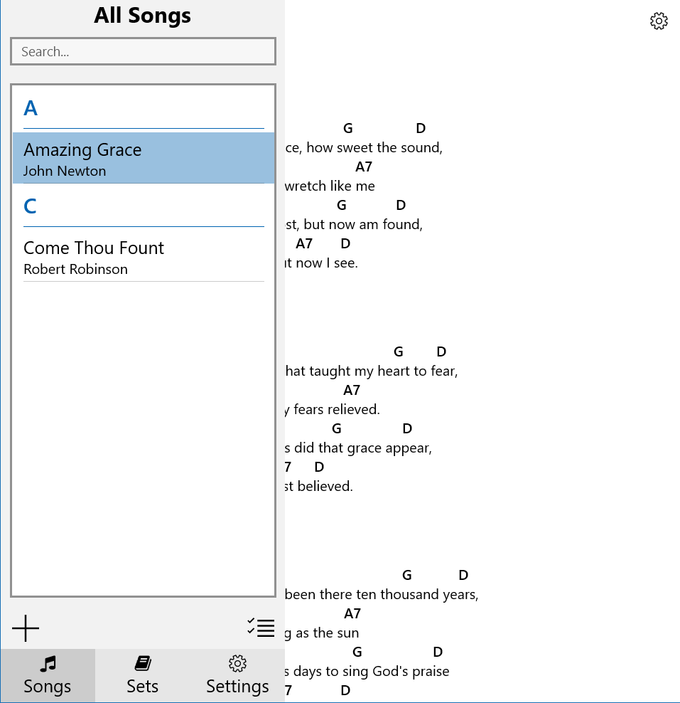 SongbookPro screenshot
