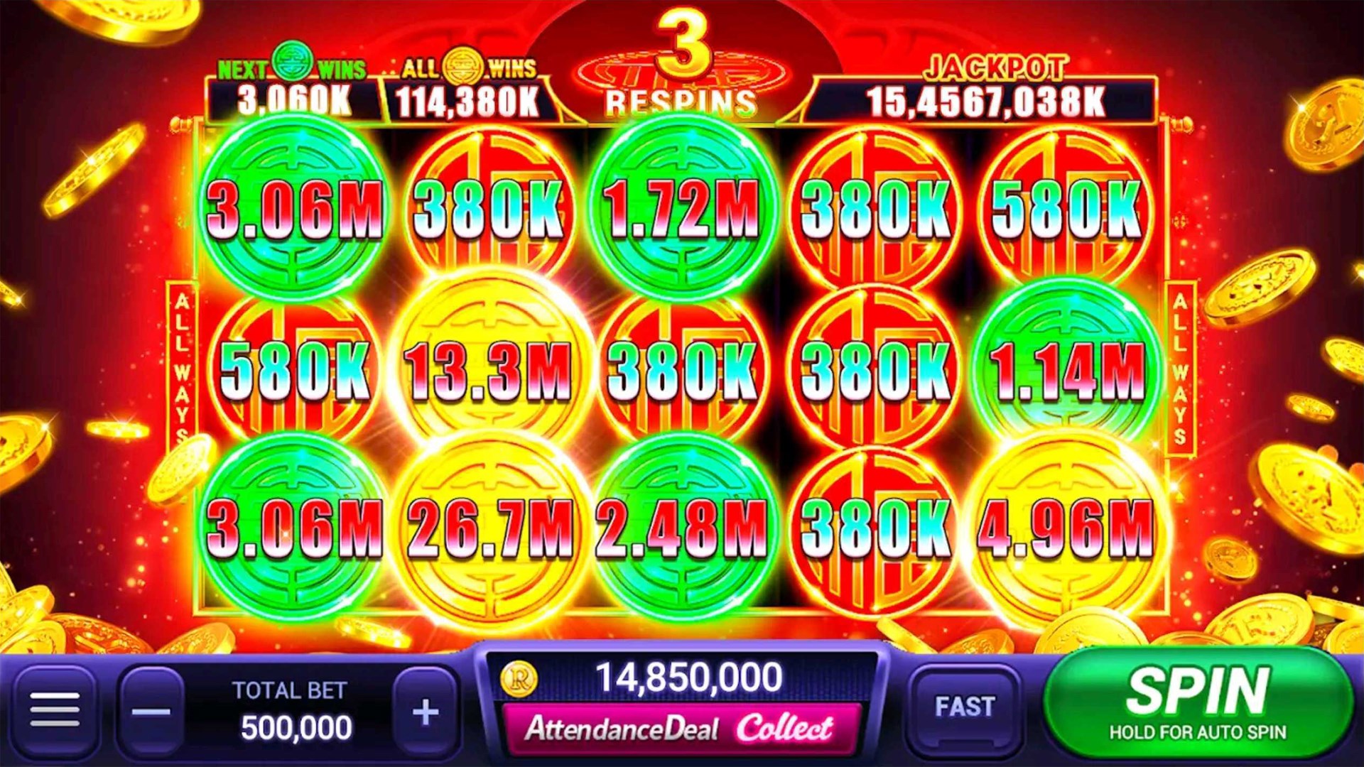 Rock N' Cash Vegas Slot Casino screenshot
